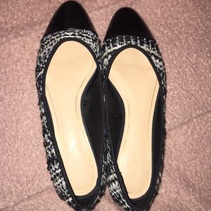Ballet Flats - Tweed and Patent